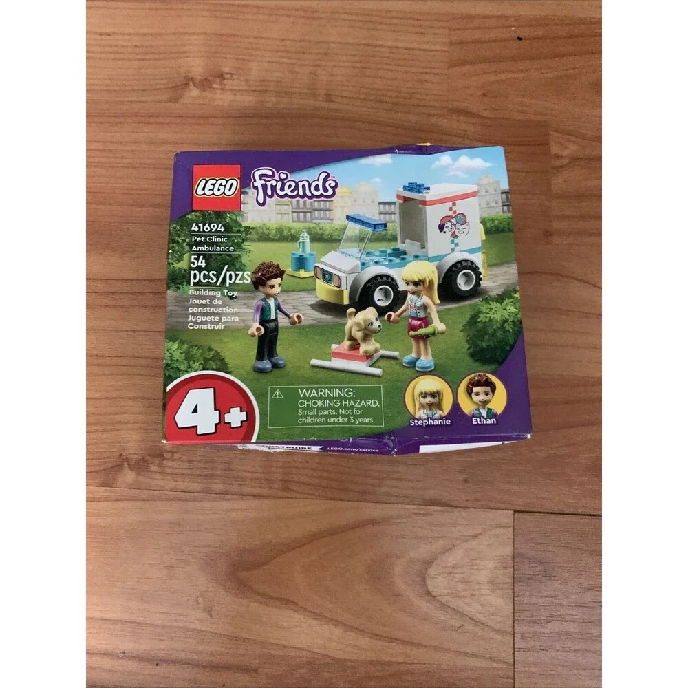 Lego Friends Pet Clinic Ambulance Building Set 54 Pc Puzzle for Ages 4+